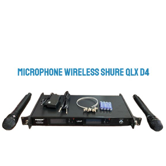 MICROPHONE WIRELESS SHURE QLX D4 MIC WR SHURE