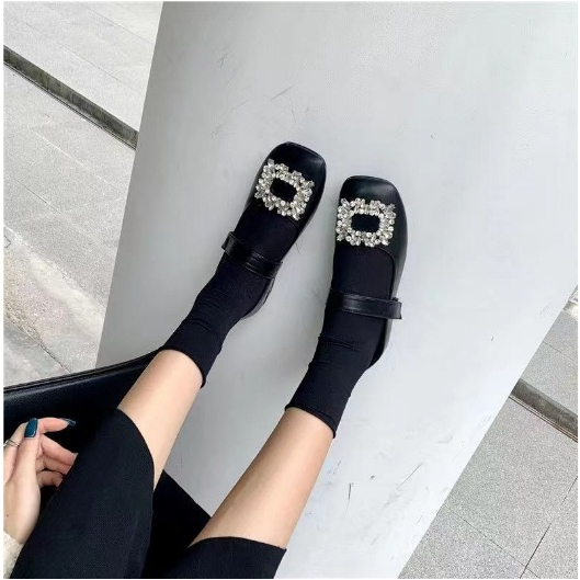 Sepatu import wanita/ sepatu import sepatu santai flat shoes 881 BLACK