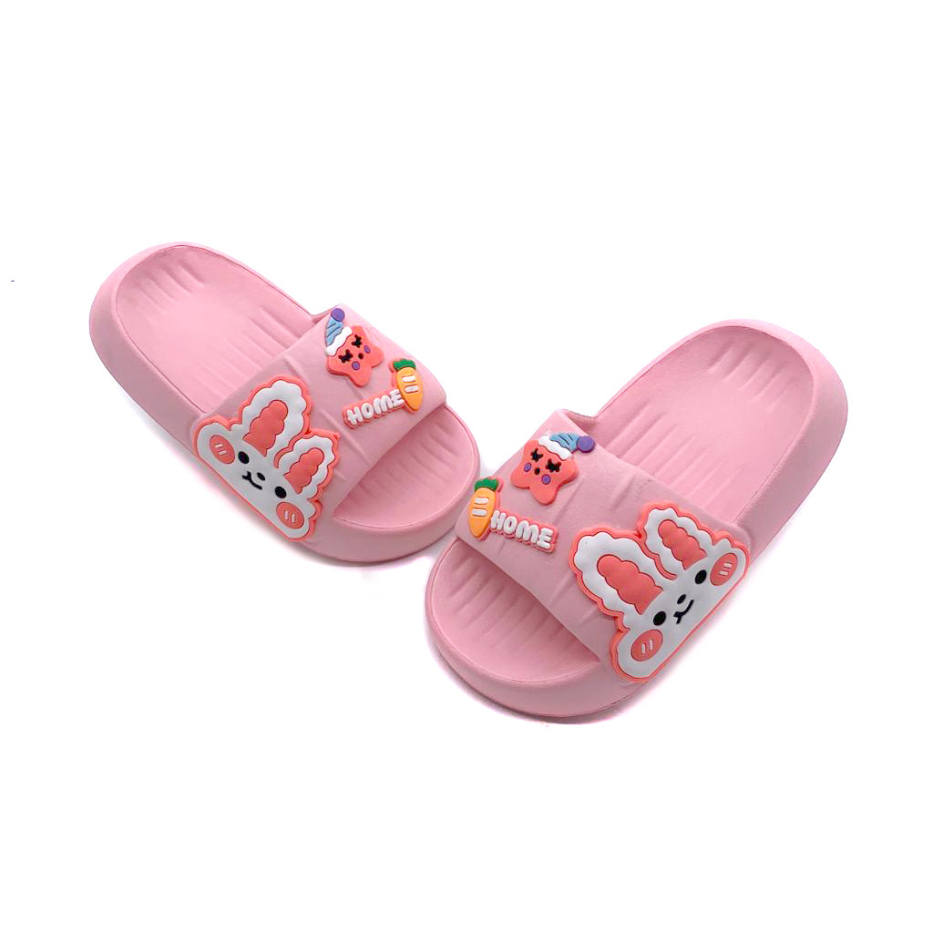 Sandal Selop Anak Perempuan Bahan Karet Kekinian Motif Lucu