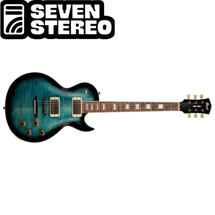 Cort CR250 Classic Rock Les Paul Model in Dark Blue Burst