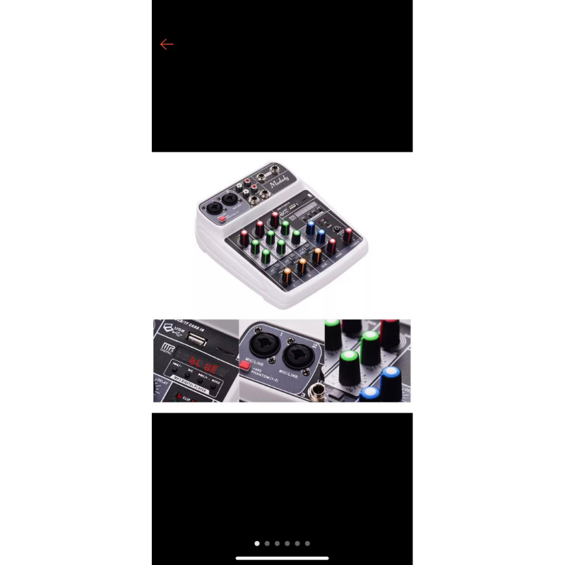 Mixer Audio 4 Channel