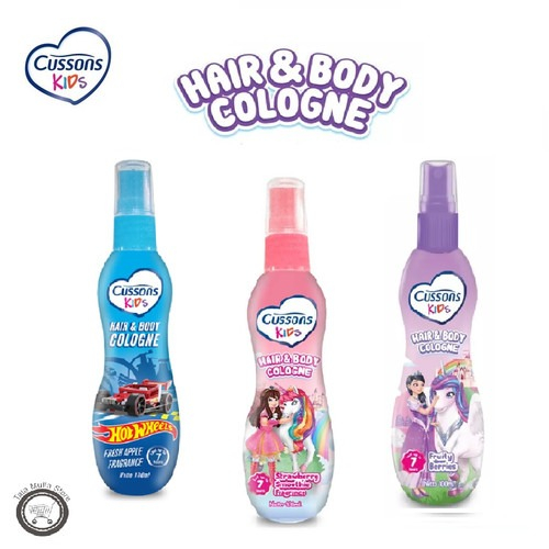 Cussons Kids Hair &amp; Body Cologne 100ml - Parfum Anak