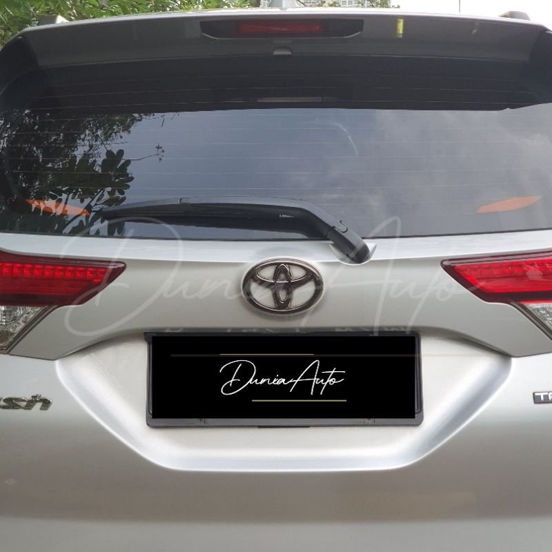 Emblem Logo Black Chrome Toyota Rush 2018 - UP Belakang
