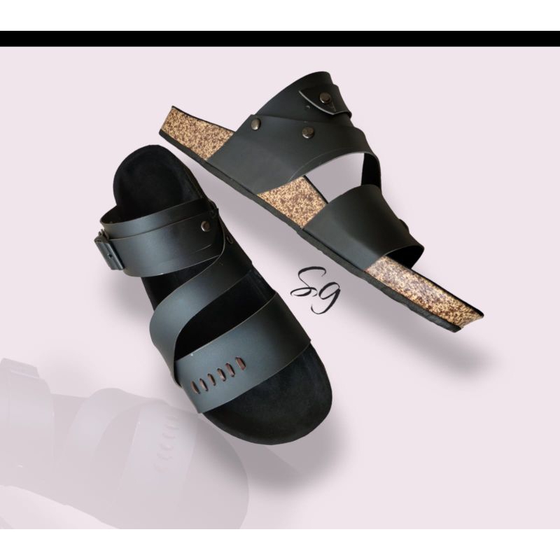 sandal slop puyuh kekinian model birken ban tiga//Sandal New Arrival SG//Sandal Viral