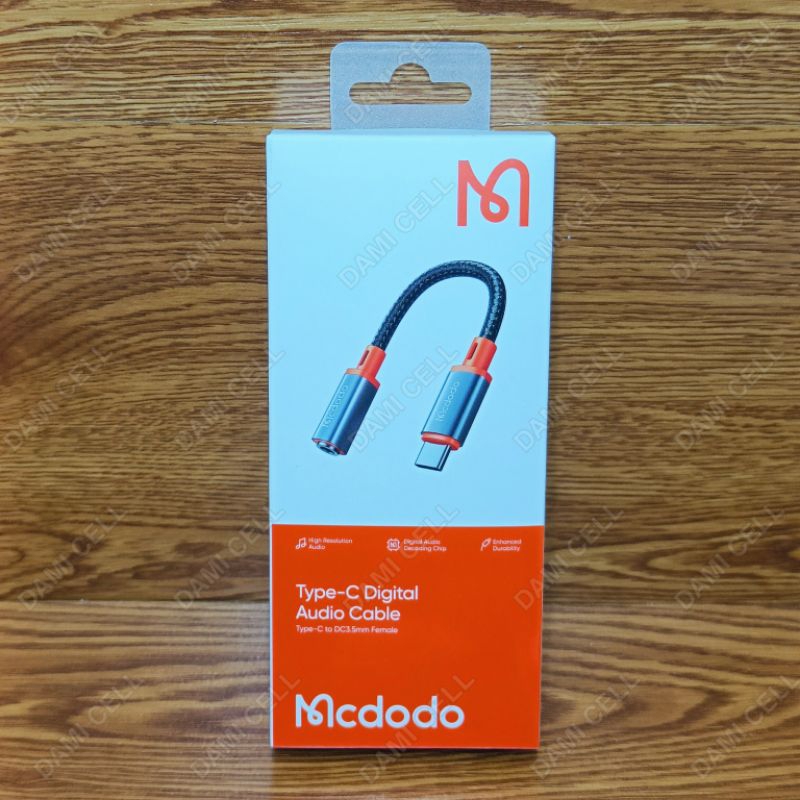 Mcdodo CA-7561 Spliter Converter headset Type-C to DC.3.5mm Adapter Audio