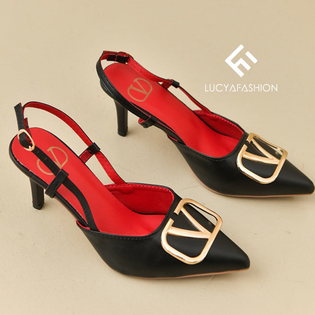 VLTN VA05 Sepatu Hak Pesta Wanita High Heels Import Murah