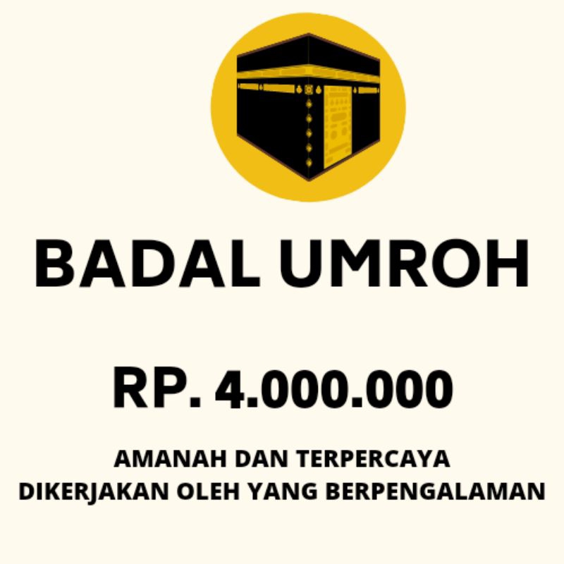 

BADAL UMROH AMANAH. BADAL UMRAH ATAS SAUDARA YANG TELAH MENINGGAL DEMI MERAIH KESEMPURNAAN BULAN RAMADAN