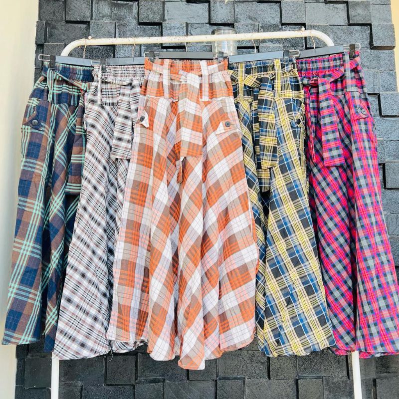 Rok Flanel LEBAR //JF753