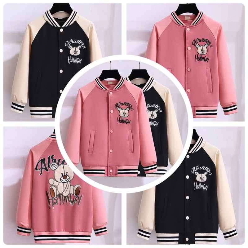 Jaket Anak Perempuan /Cewek / Girl Jacket /Jaket Baseball Anak