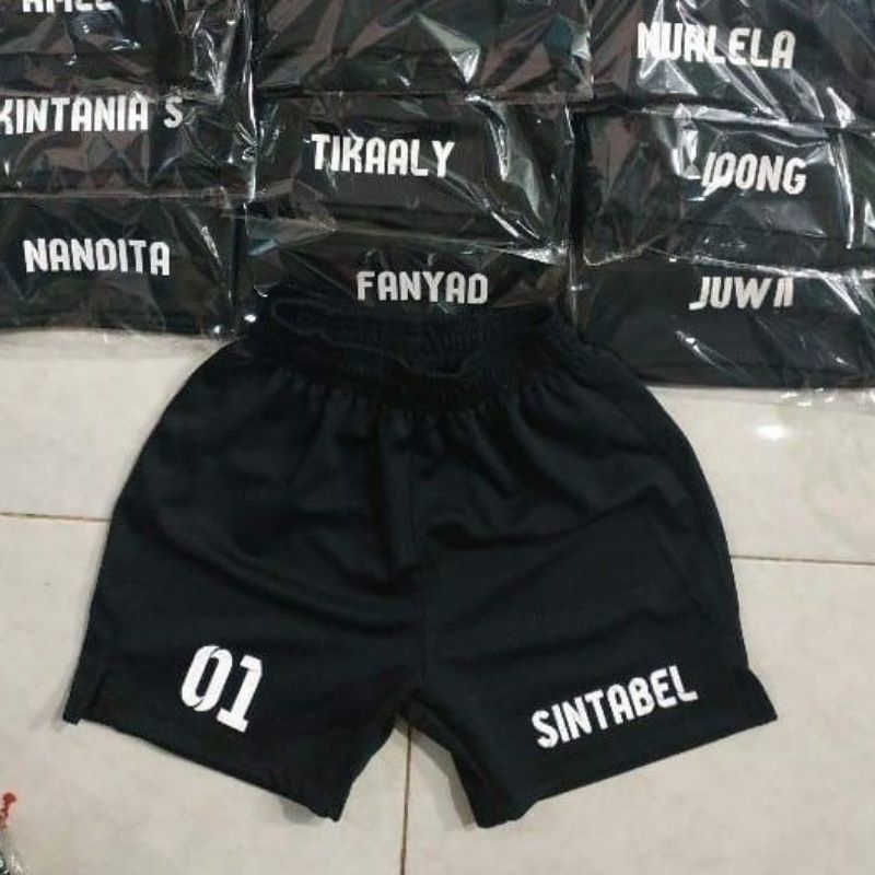 Celana Volly Wanita Custom Nama Celana Volly Wanita Belah Pinggir Press Body Celana Voli Cewek Belah