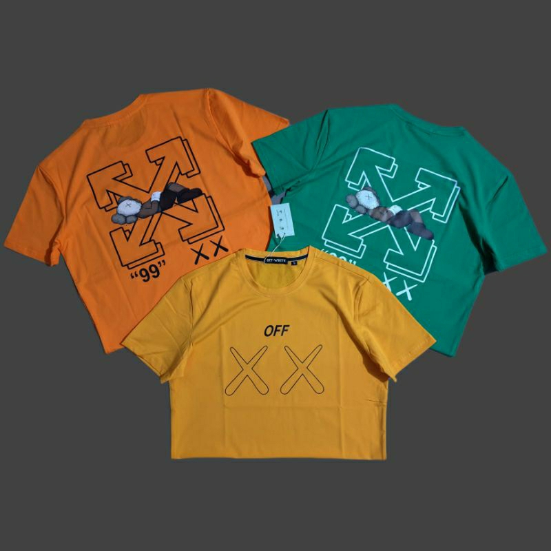 kaos import pria, size M-L-XL-2XL, bahan sepandek / F0003