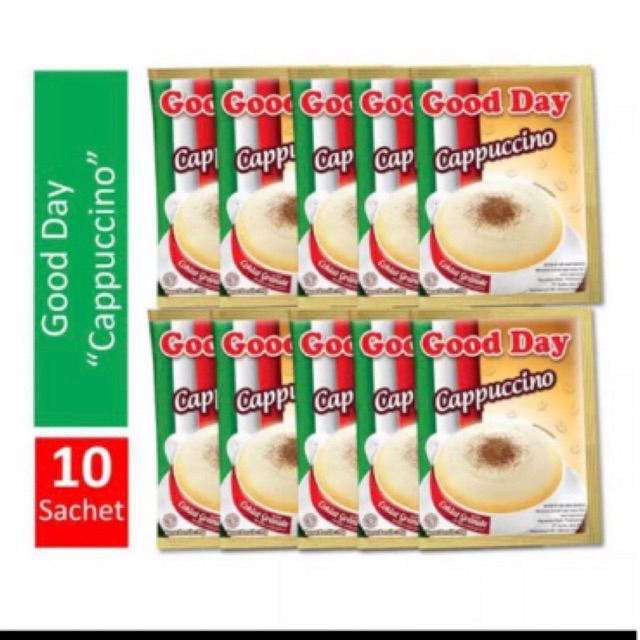 

Good day cappucino 10x25g (rcg)