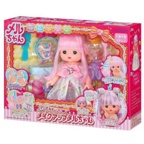 

Unik Boneka Mell Chan Magical Make Up Change Hair Color Ori Mellchan Doll Murah
