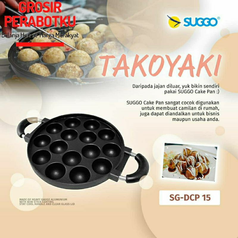 Suggo Cake Pan Cetakan Kue Teflon Snack Maker Teflon Anti Lengket Tebal