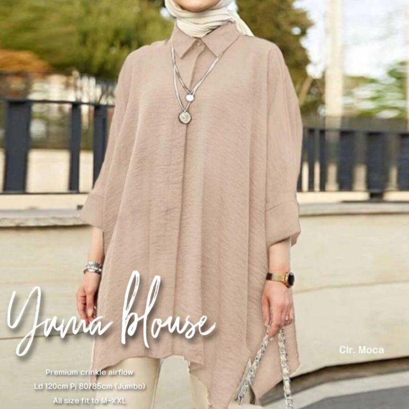 YUMA TUNIK JUMBO LD 120 cm WANITA TERBARU