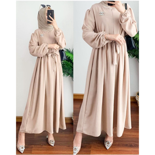 ADINDA MIDI DRESS - BAJU MUSLIM WANITA TERBARU 2022 - DRESS KONDANGAN WANITA REMAJA KEKINIAN  -GAMIS POLOS – GAMIS PEREMPUAN – DRESS KOREA – DRESS IMPORT – DRESS PESTA – DRESS BUSUI – DRES – PAKAIAN WANITA