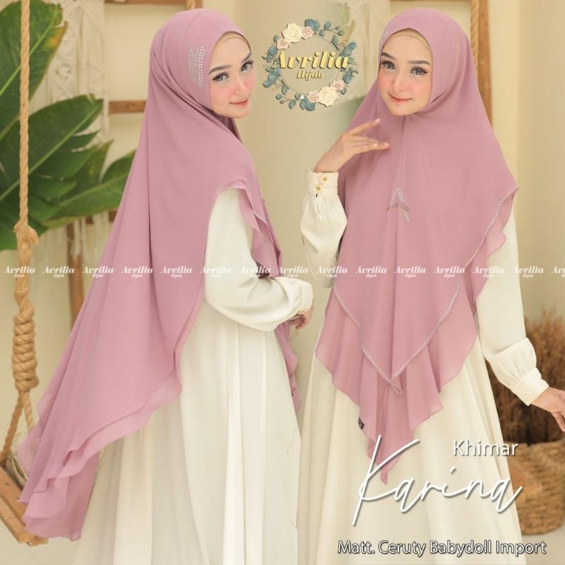Khimar Karina ori Avrilia hijab