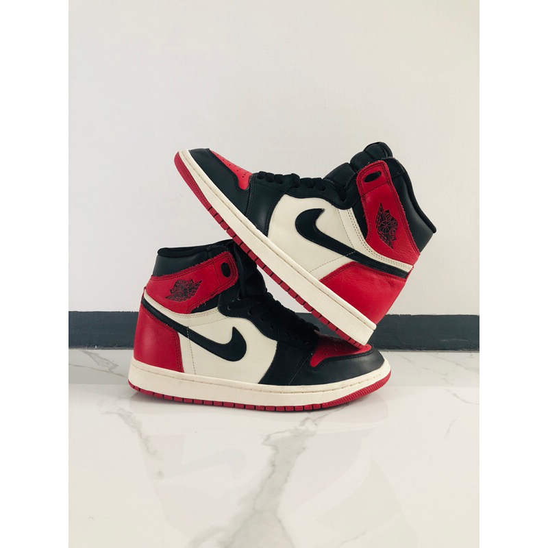 Sepatu AJ1 High Bred Toe sz 42 second
