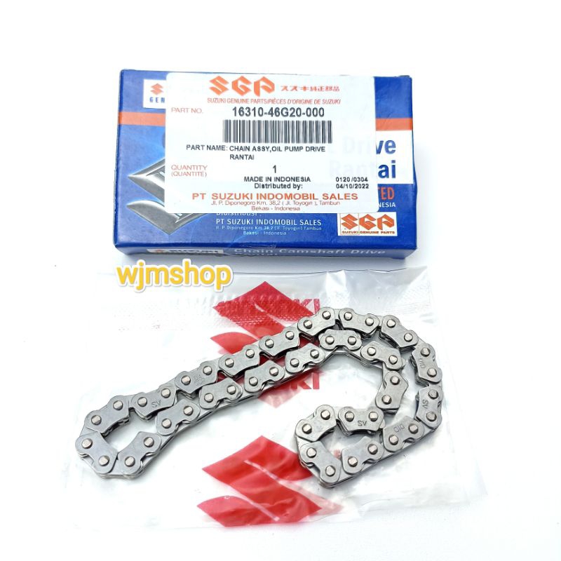 RANTAI POMPA OLI SPIN SKYDRIVE SKYWAVE HAYATE 16310-46G20-000 ORIGINAL SGP SUZUKI GENUINE PARTS