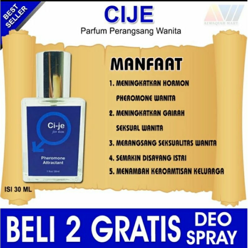 BELI 1 DAPAT 1 Parfum pengikat CIJE TERLARIS NO 1 Eau De Perfume 30ml