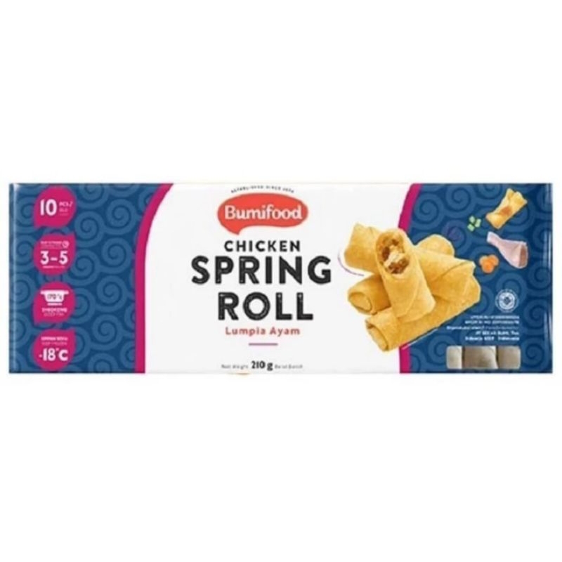 

Bumifood Chicken Spring Roll / Lumpia Ayam 210gr