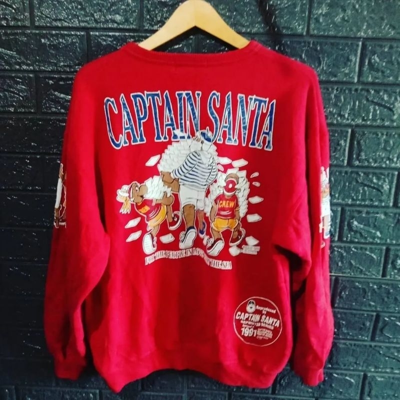 Sweater Crewneck Captain santa