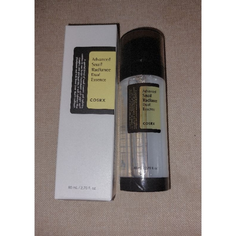 PRELOVED COSRX Advanced Snail Radiance Dual Essence 80 ml (EXP 2025)