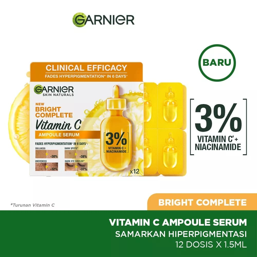 Garnier Bright Complete Ampoule Vitamin C Serum Multipack