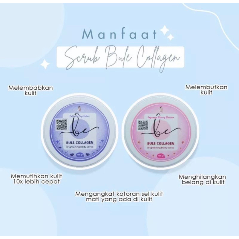 [ READY STOCK ] BODY SCRUB &amp; BLEACHING BADAN BULE COLLAGEN BPOM