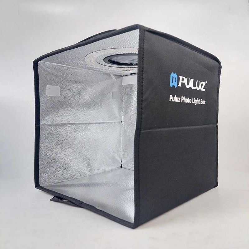 PULUZ 40x40x40cm Photo Studio Mini Softbox Ring Light with 6 Backdrop - PU5