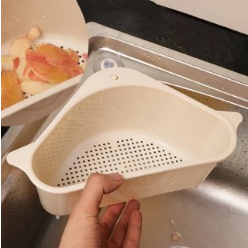 RAK SARINGAN SUDUT HOLDER SEGITIGA Wastafel Sink Cuci Piring Serbaguna