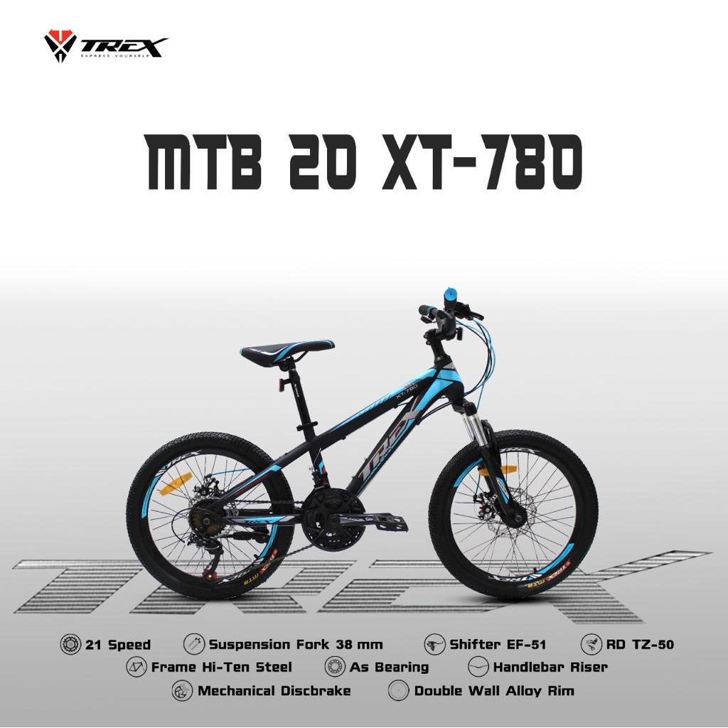 Sepeda Gunung MTB Anak Kecil Trex 780 ukuran 20 inch sepeda mtb anak murah