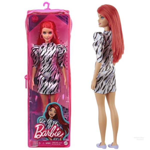 

Unik Barbie Mattel Fashionistas Doll #168 Long Red Hair Silvery Club Dress Diskon