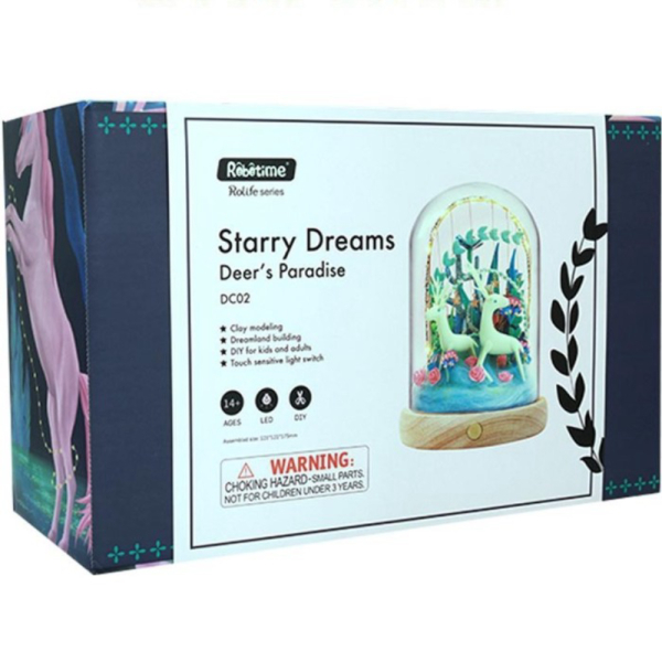 

Promo Robotime 3D Puzzle DIY Story Dreams Deer's Paradise Panggung Bersuara Limited