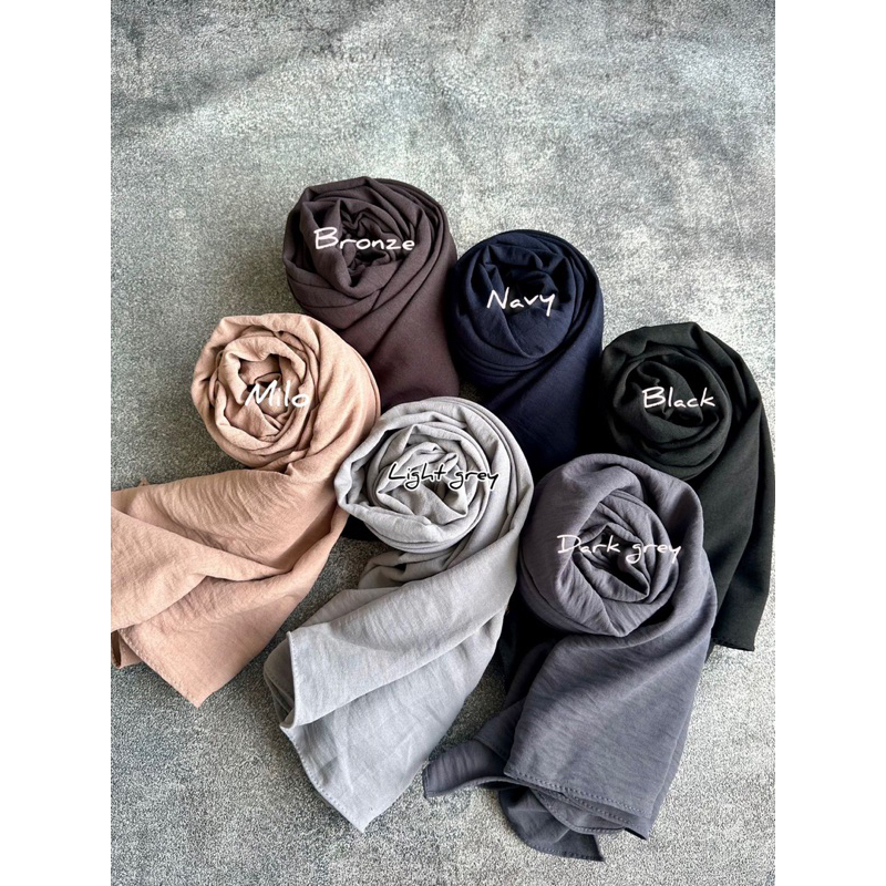 pasmina cringkle air plow (harga grosir tanpa label)