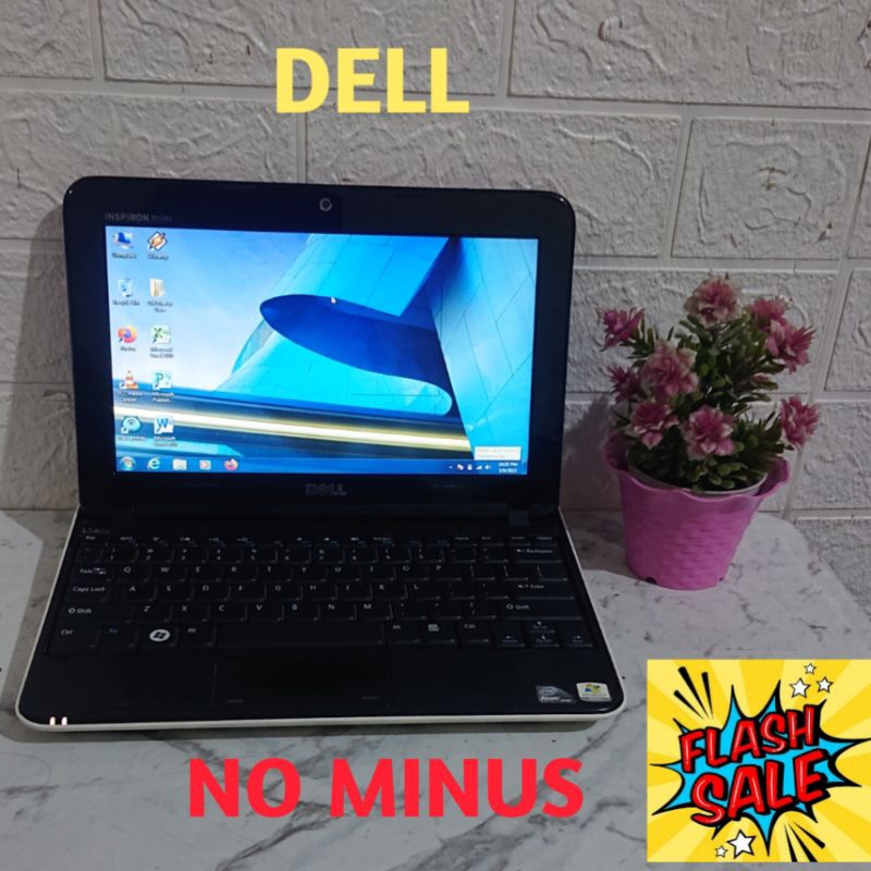 LAPTOP NOTEBOOK DELL INSPIRON 1012 { RAM 2GB hardisk 320GB } LAYAR 10 IN | WINDOWS 7 | SIAP PAKAI