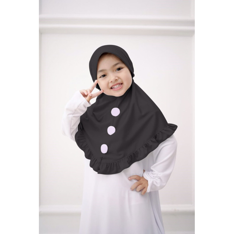 Hijab anak lucu/Jilbab anak tali pita/Jilbab anak SD