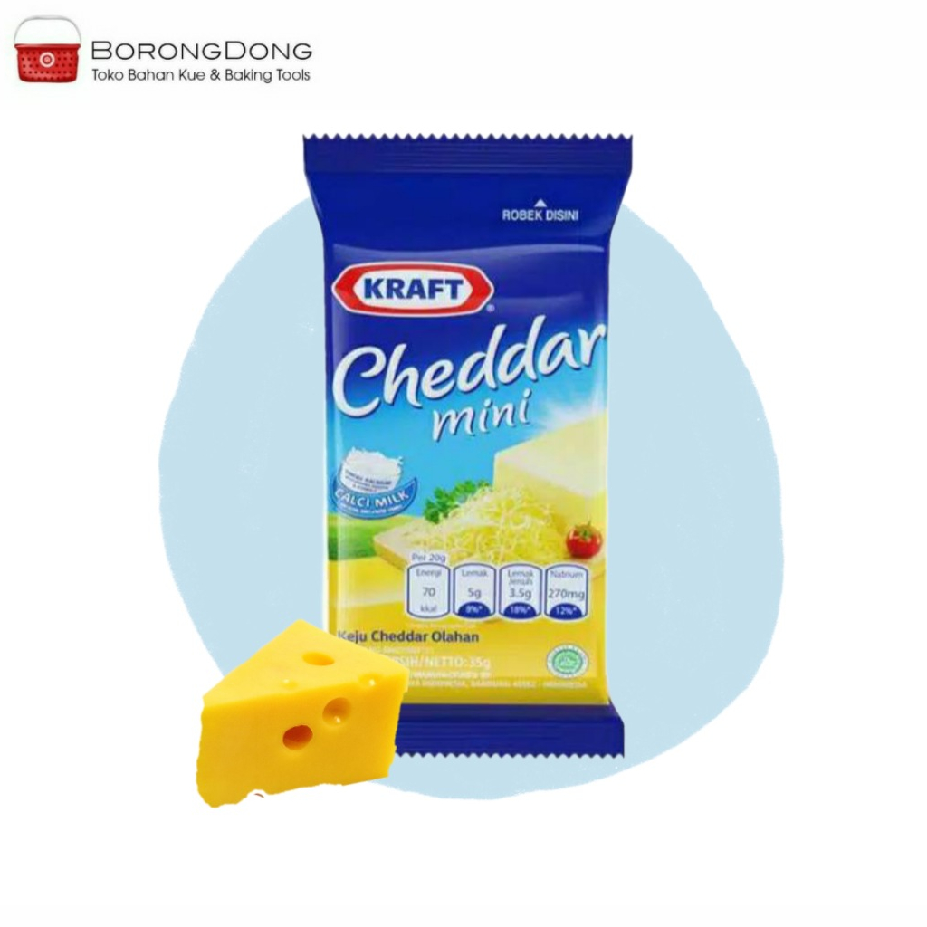 

Kraft Keju Cheddar Mini 30g / 70g