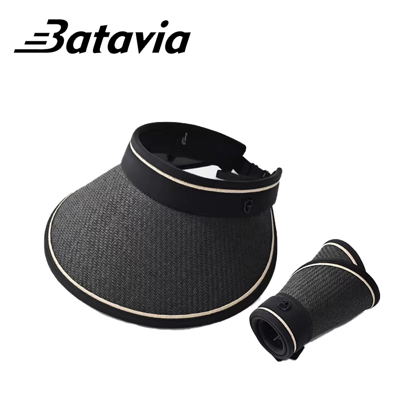 Batavia Topi gadis musim panas besar -besaran topi topi tabir surya outdoor anti -ultraviolet cover wajah naungan pasir pantai topi surya T1-T5