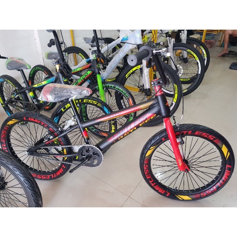 Sepeda BMX 20 inch LIMITLESS ( BAN JUMBO )