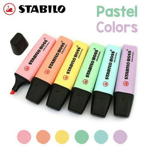 Stabilo boss pastel colour