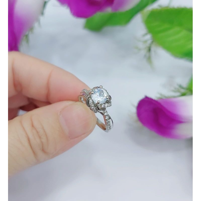 Cincin Xuping Permata Lapis Emas Perhiasan fashion R075