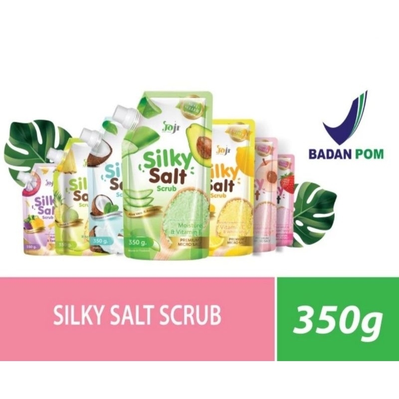 SALE ORI THAILAND 100% JOJI Secret Young Silky Salt Scrub Lulur Badan Garam Pemutih Badan