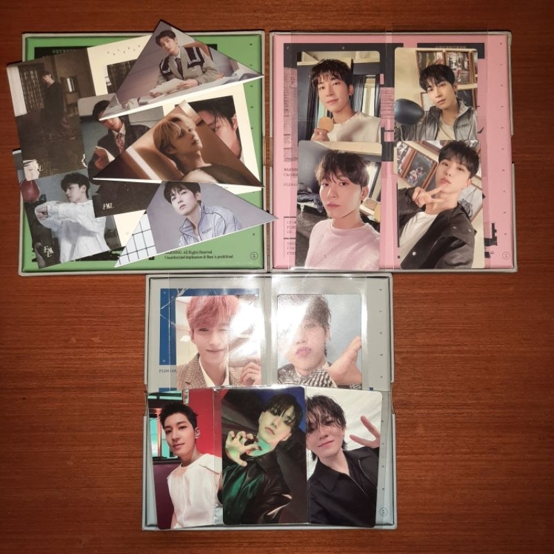 [1/2] SEVENTEEN FML PHOTOCARD PC ALBUM ONLY ALADIN POB POSTCARD BOOKMARK STICKER SCOUPS JUN HOSHI WO