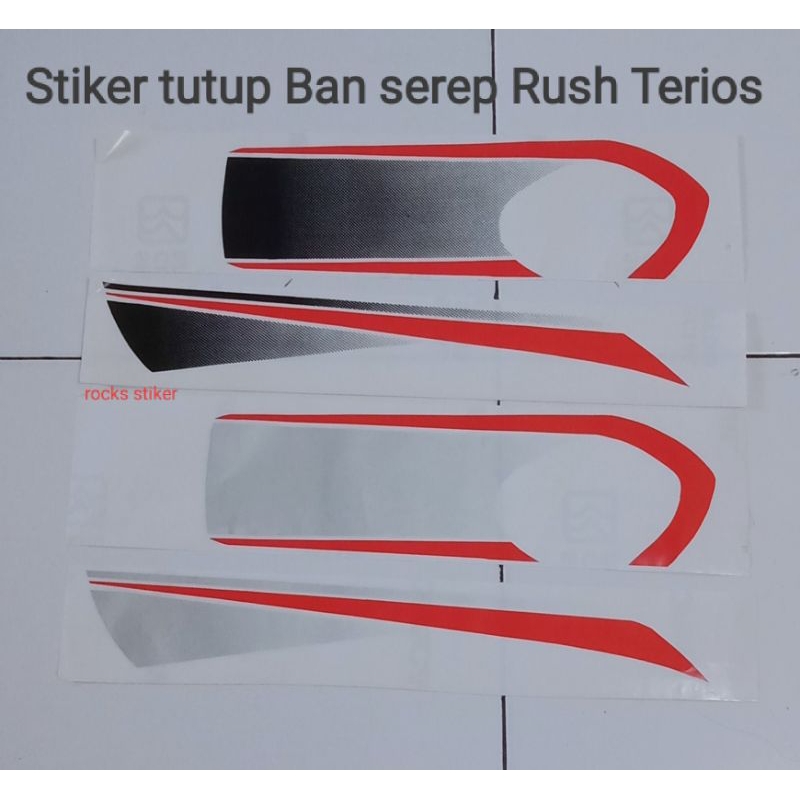 Stiker sticker ban serep Rush Terios / cover ban serep / stiker rush terios / cover ban serep rush