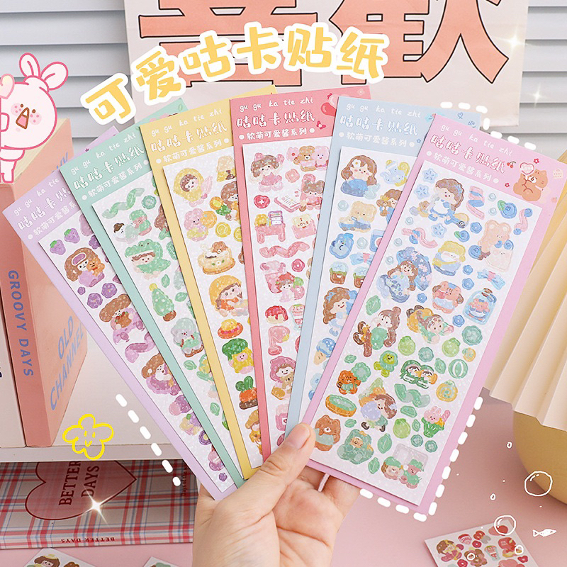STIKER KOREA LUCU ANAK PEREMPUAN VIRAL