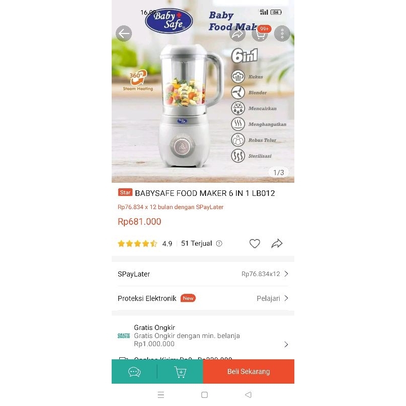 baby safe food maker preloved