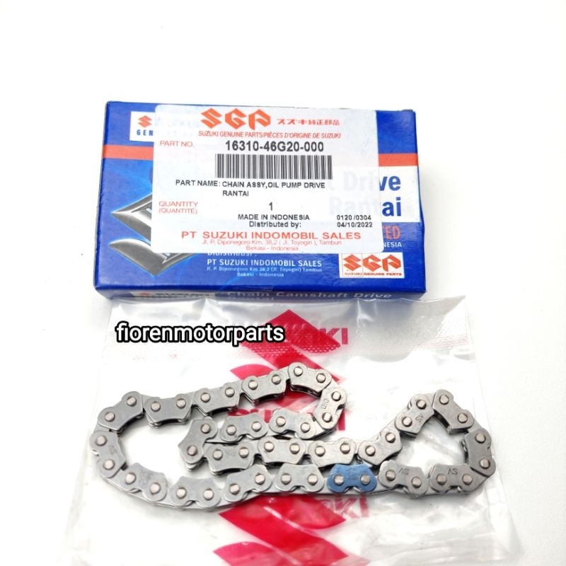 RANTAI POMPA OLI SPIN SKYWAVE SKYDRIVE HAYATE 16310-46G20-000 ORIGINAL SGP SUZUKI GENUINE PARTS