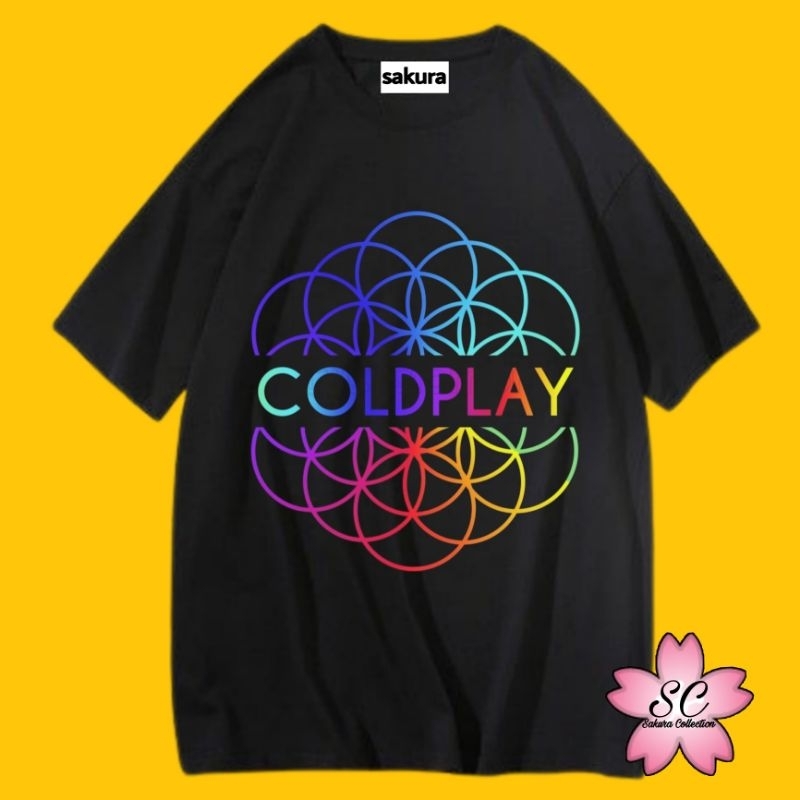 KAOS VINTAGE COLDPLAY BAND | T-SHIRT RAPPER COLDPLAY | BAJU OVERSIZE COLDPLAY DEWASA ANAK HITAM PUTIH BEST SELLER BISA COD