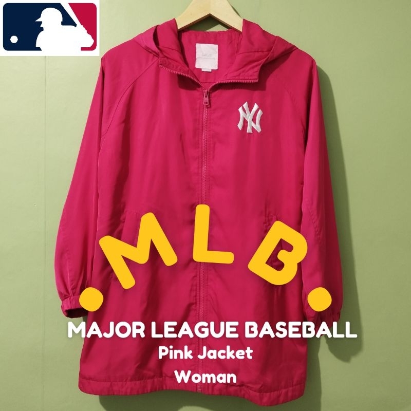 MLB NY Yankees Pink Jacket Woman Original ( PRELOVED )